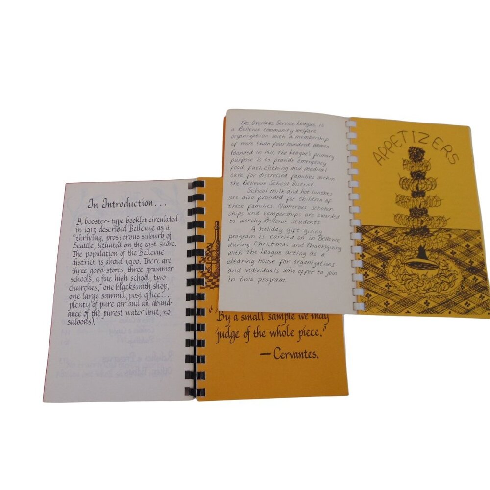 Vintage Overlake Service League Cookbook Bellevue History 1976 Northwest PNW - Picture 9 of 15
